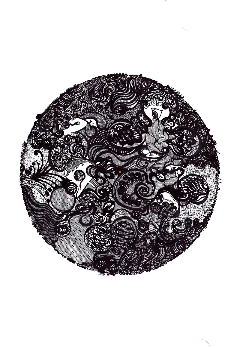 Confine - a Paintings by e.bi _ Elena Bonzani